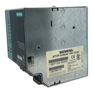 Siemens 6EP1334-3BA00 Netzteil Inp:120/230-500VAC 4,4/2,4A Out:24VDC 10A 60°C