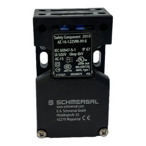 Schmersal AZ16-12ZVRK-M16 Sicherheitsschalter 230VAC 4A 24VDC 4A IP67