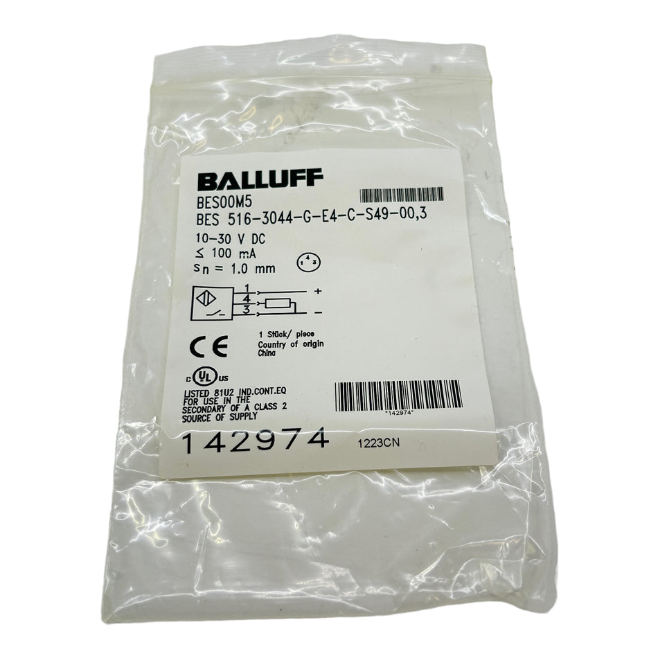 Balluff BES00M5 Induktiver Standardsensor 142974 10...30V DC IP67 3500Hz