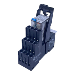 Finder 55.34.9.024.0040 + 94.04. Sockelrelais 10A 250V 10A 300V 7A 250V 2stk