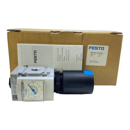 Festo MS4-LR-1/4-D6-AS pressure control valve 529417 0-10bar -10°C-60°C 