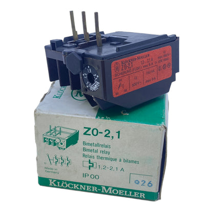 Klöckner-Moeller Z0-2.1 overload relay 660V 6A 