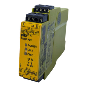Pilz PNOZX2P safety switching device 777303 24V AC/DC 4.5VA 2.0W 50-60Hz