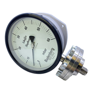 Budenberg P91/SE pressure gauge 150 mm 0-60 MBAR