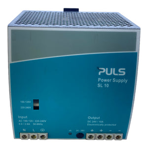 Puls SL10.100 DIN rail power supplies 240W 24-28V DC 30mVpp 24V DC 8.6A at 28V