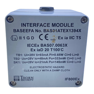 Thorn IF800Ex BAS01ATEX1394X Interface module 
