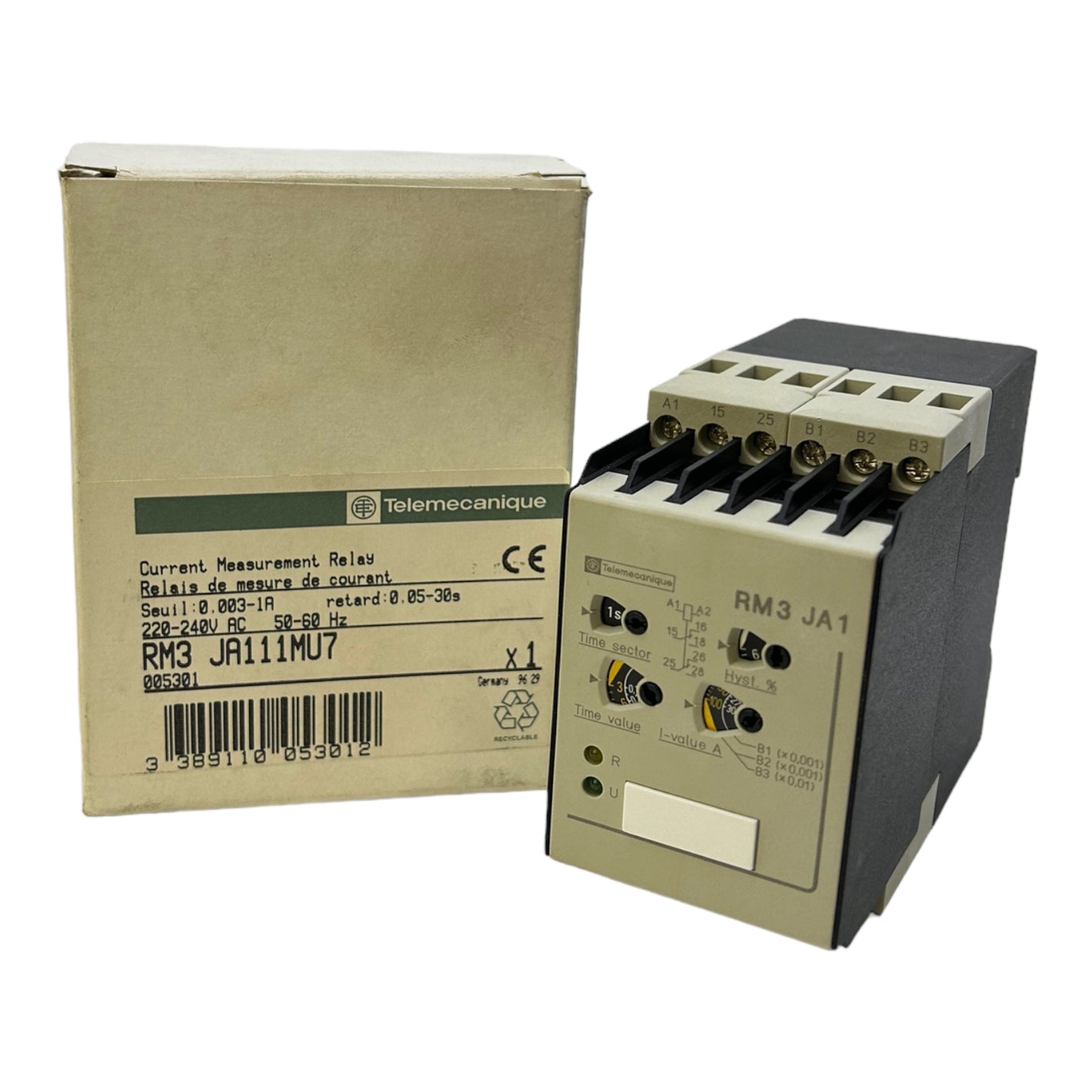 Telemecanique RM3JA111MU7 relay 50-60Hz A1/A2 : 220-240V max 400V relay 