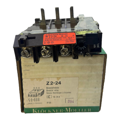 Klöckner Moeller Z2-24 fuse relay 16-24A relay 