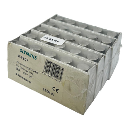 Siemens 5SD480 Sicherungseinsatz 500V 30A DII 50kA VE: 25