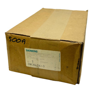 Siemens 3NC8434-3 Sicherungseinsatz SITOR 660V AC 440V DC 500A VE:3Stk.