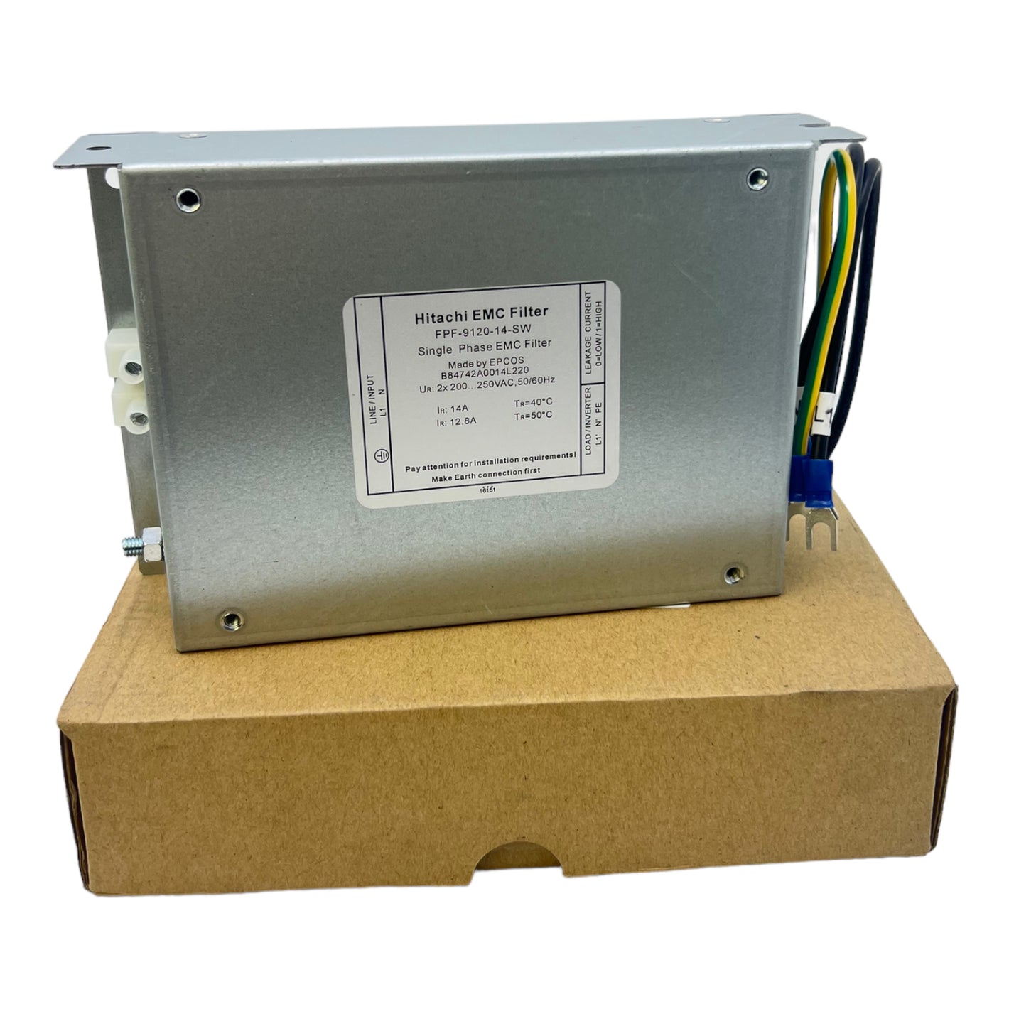 HITACHI FPF-9120-14-SW Netzfilter200…250V AC 50/60Hz Netzteil