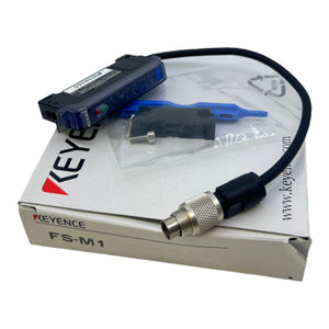 Keyence FS-M1 Lichtleiter-Messverstärker Rote LED 35mA 12 bis 24V DC