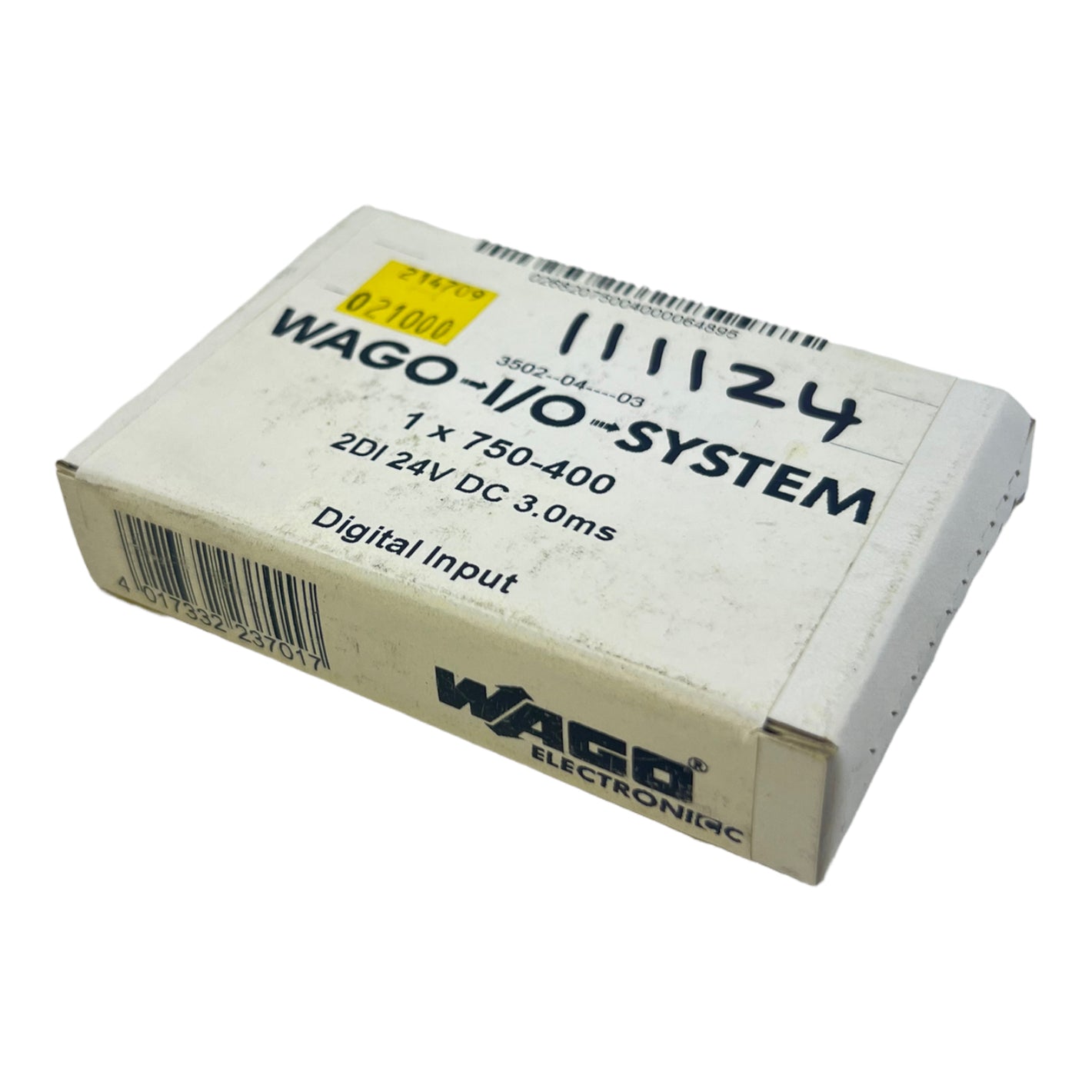 Wago 750-400 SPS-Digitaleingangsmodul 2DI 24V DC 3.0ms