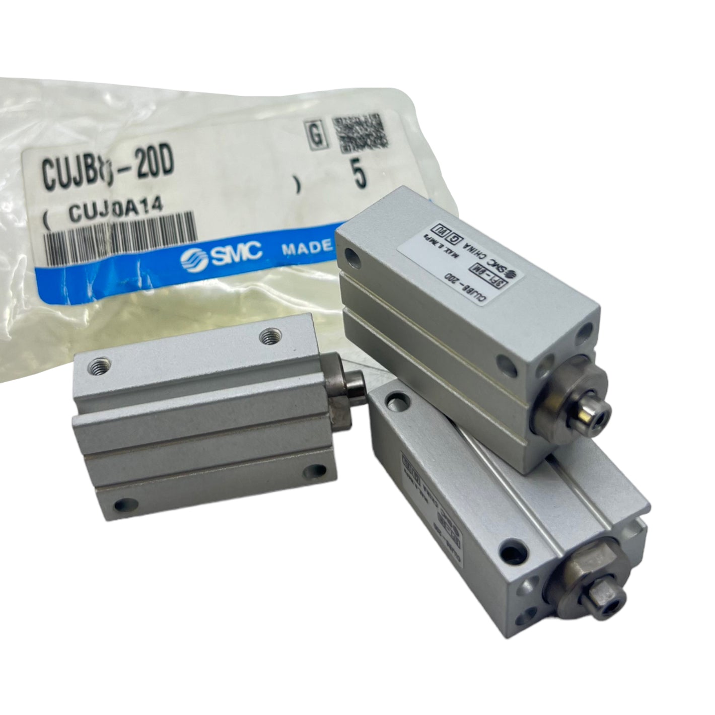 SMC CUJB8-20D compact cylinder pneumatics MAX. 0.7MPa PU: 3pcs 