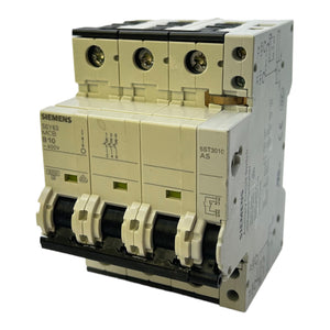 Siemens 5SY63MCBB10 Schutzschalter 5576310-6 10A 400V AC Icu 15KA 3-polig