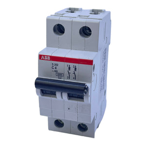 ABB S202 C4 circuit breaker 4kV 2A 50/60Hz 110V DC 2-pole AC/DC 3.6W