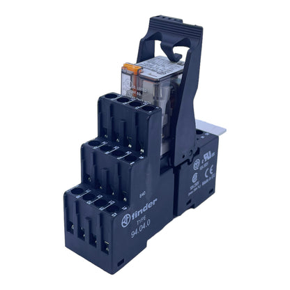 Finder 55.34.8.230.0040 + 94.04.0 base relay 10A 250V 10A 300V 7A 250V 230V AC 