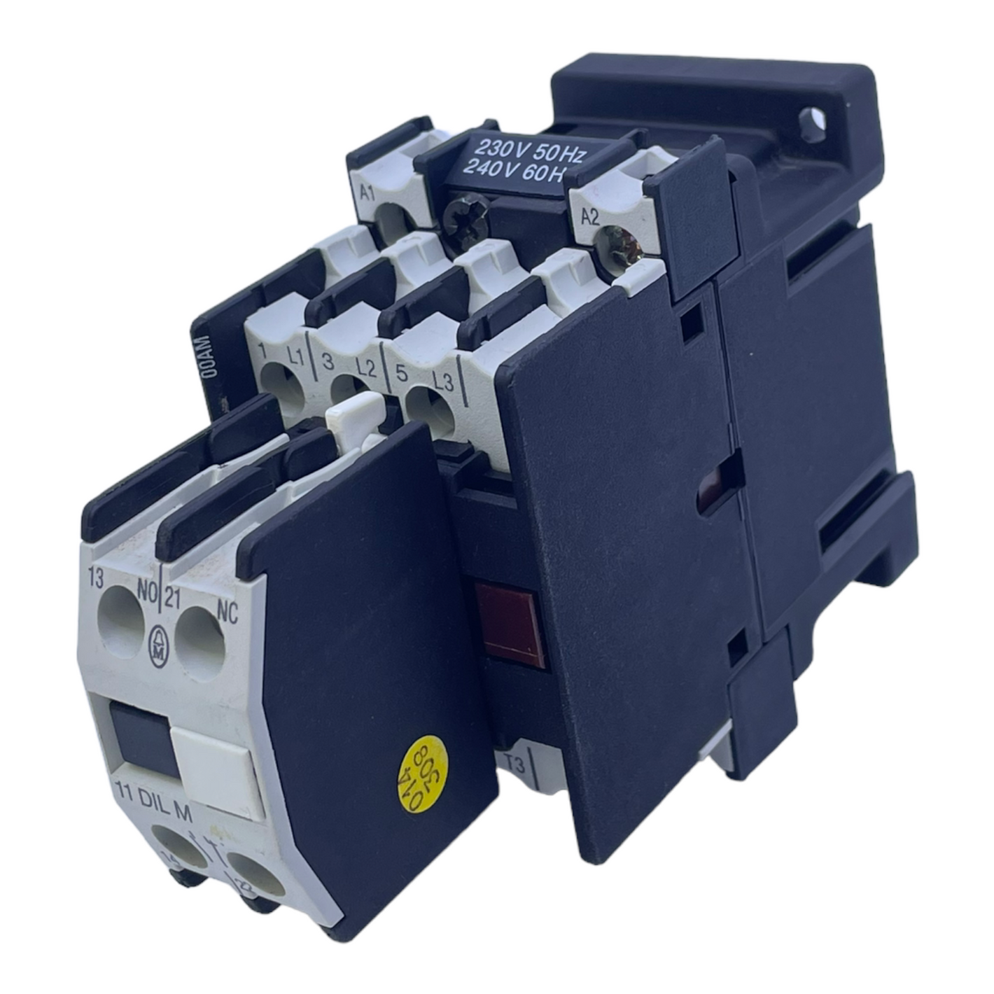 Moeller DIL00AM + 11DILM power contactor 230V 50Hz 240V 60Hz with auxiliary contactor 