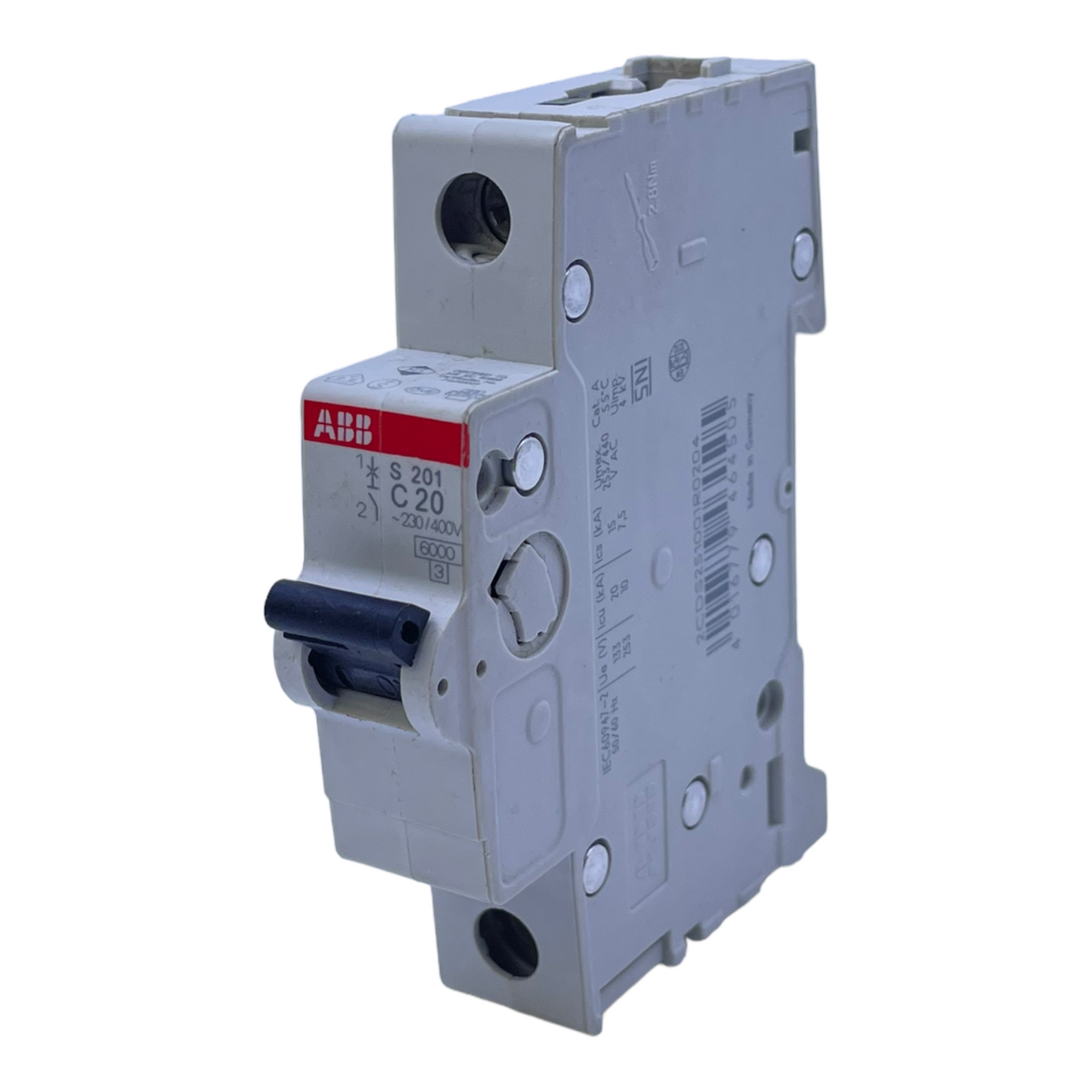 ABB S201C20 circuit breaker 50/60Hz 253/440V AC 