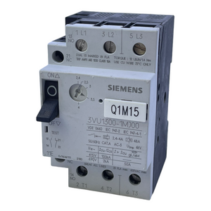 Siemens 3VU1300-1MJ00 Leistungsschalter 2,4-4A 50/60Hz
