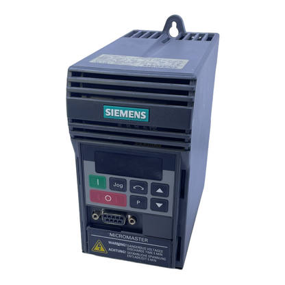 Siemens 6SE9210-7CA40 Frequenzumrichter Mircromaster Input: 230V 土15% IP20