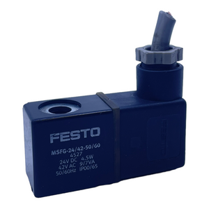 Festo MSFG-24/42-50/60 Magnetspule 4527  24Vdc 4.5W 42Vac 9/7VA 50/60Hz IP00/65