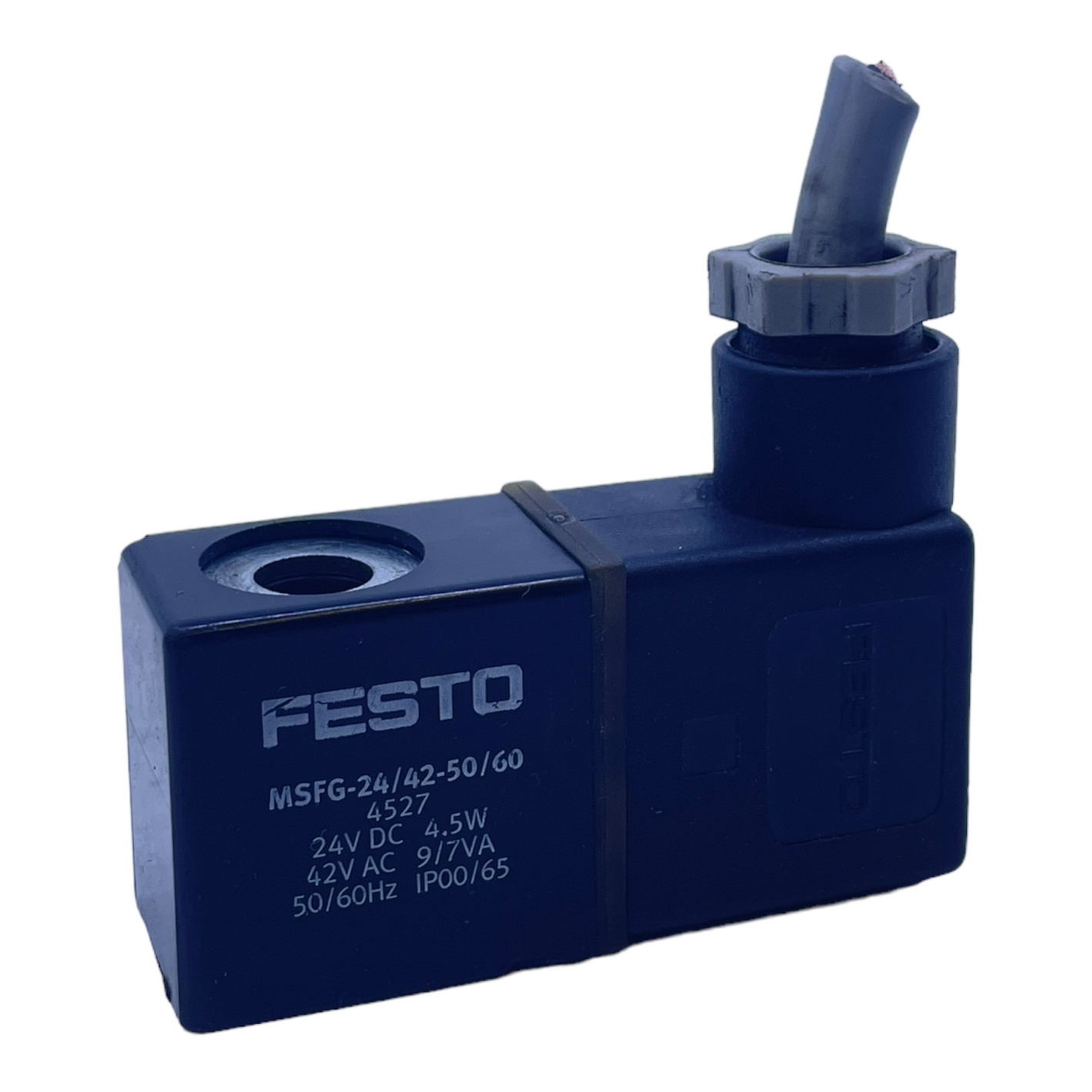 Festo MSFG-24/42-50/60 solenoid coil 4527 24Vdc 4.5W 42Vac 9/7VA 50/60Hz IP00/65