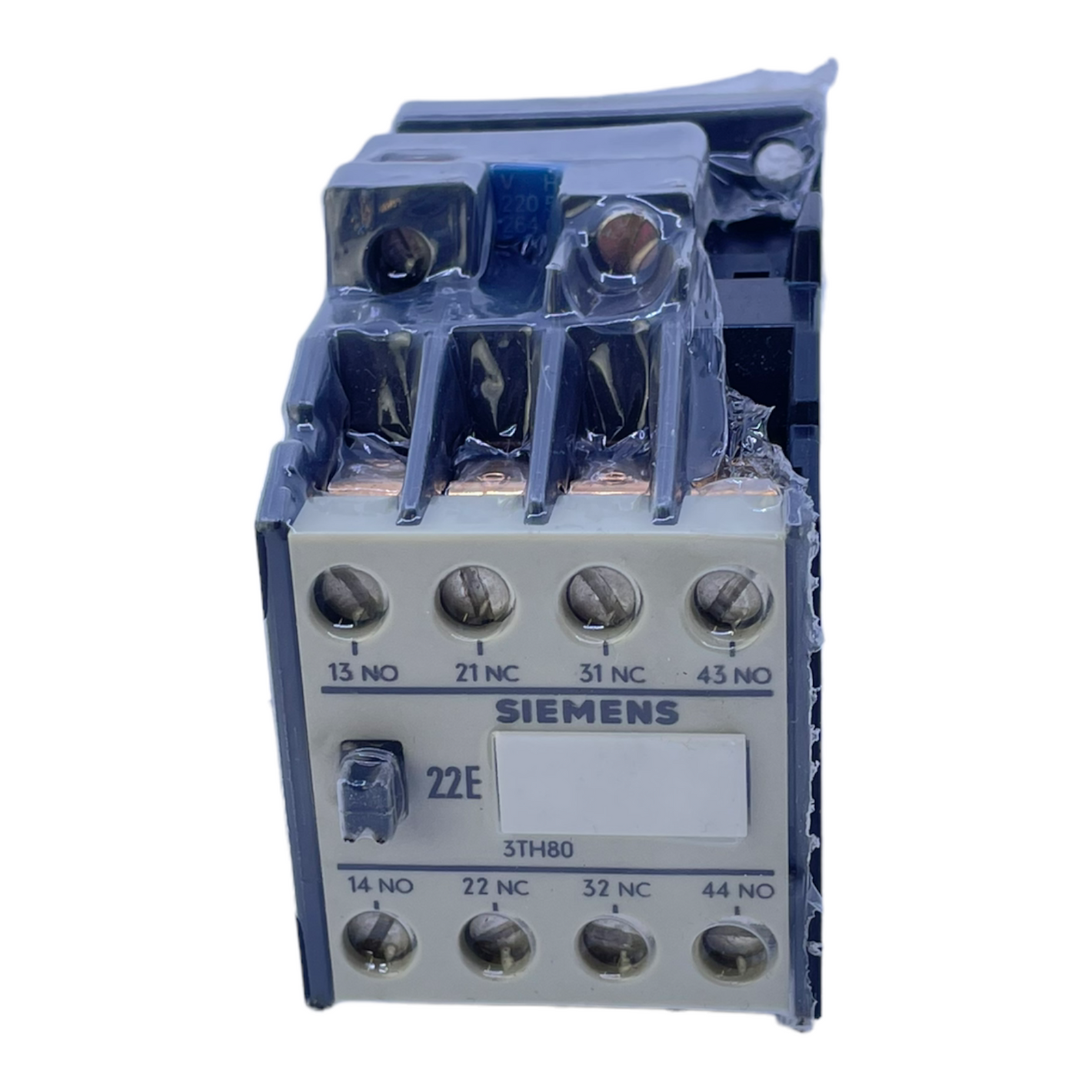 Siemens 3TH8022-0A auxiliary contactor 220V 50Hz 264V 60Hz