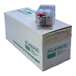 Kuhnke UF3-220V universal relay 220V AC 8743 universal relay PU: 10 pieces