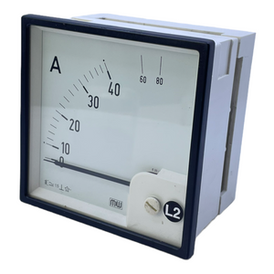 M&W Ampermeter 0-40A Messgerät für industriellen Einsatz Messgerät M&W 0-40A