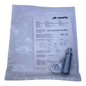 Di-Soric OTV18M600P1K-IBSL diffuse reflection sensor for industrial use