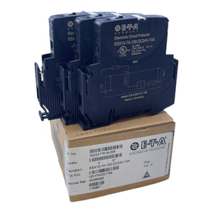 ETA ESX10-TA-100-DC24V-10A circuit protection PU:3pcs ETA ESX10-TA-100-DC24V-10A ET 