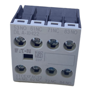 Eaton DILA-XHI22 auxiliary contact front mounting 2 NC+2 NO contacts PU: 5pcs 