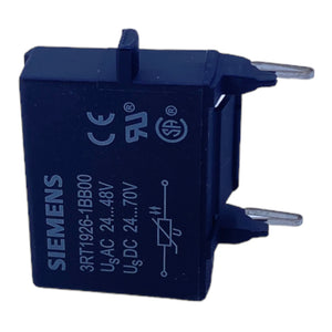 Siemens 3RT1926-1BB00 varistor overvoltage limiter 24...48V AC 24...70V DC 