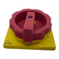 Siemens 3LD9284-3B Drehantrieb Betätigungsknebel rot/gelb 30-60A