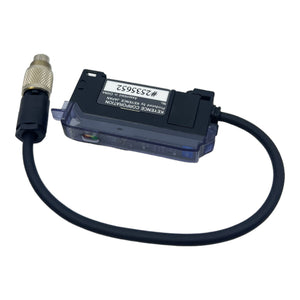 Keyence FS-M1 Lichtleiter-Messverstärker Rote LED 12-24V DC OUT (40V 100 mA) 0V