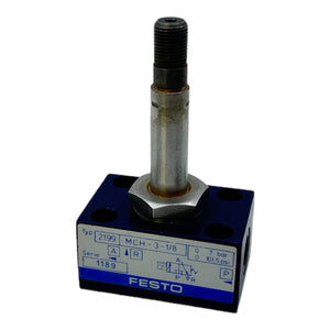 Festo MCH-3-1/8 solenoid valve 2199 with through hole IP65 0 to 7 bar