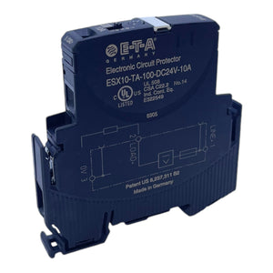 ETA ESX10-TA-100-DC24V-10A circuit protection PU:3pcs ETA ESX10-TA-100-DC24V-10A ET 