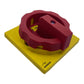 Siemens 3LD9284-3B Drehantrieb Betätigungsknebel rot/gelb 30-60A