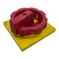 Siemens 3LD9284-3B Drehantrieb Betätigungsknebel rot/gelb 30-60A