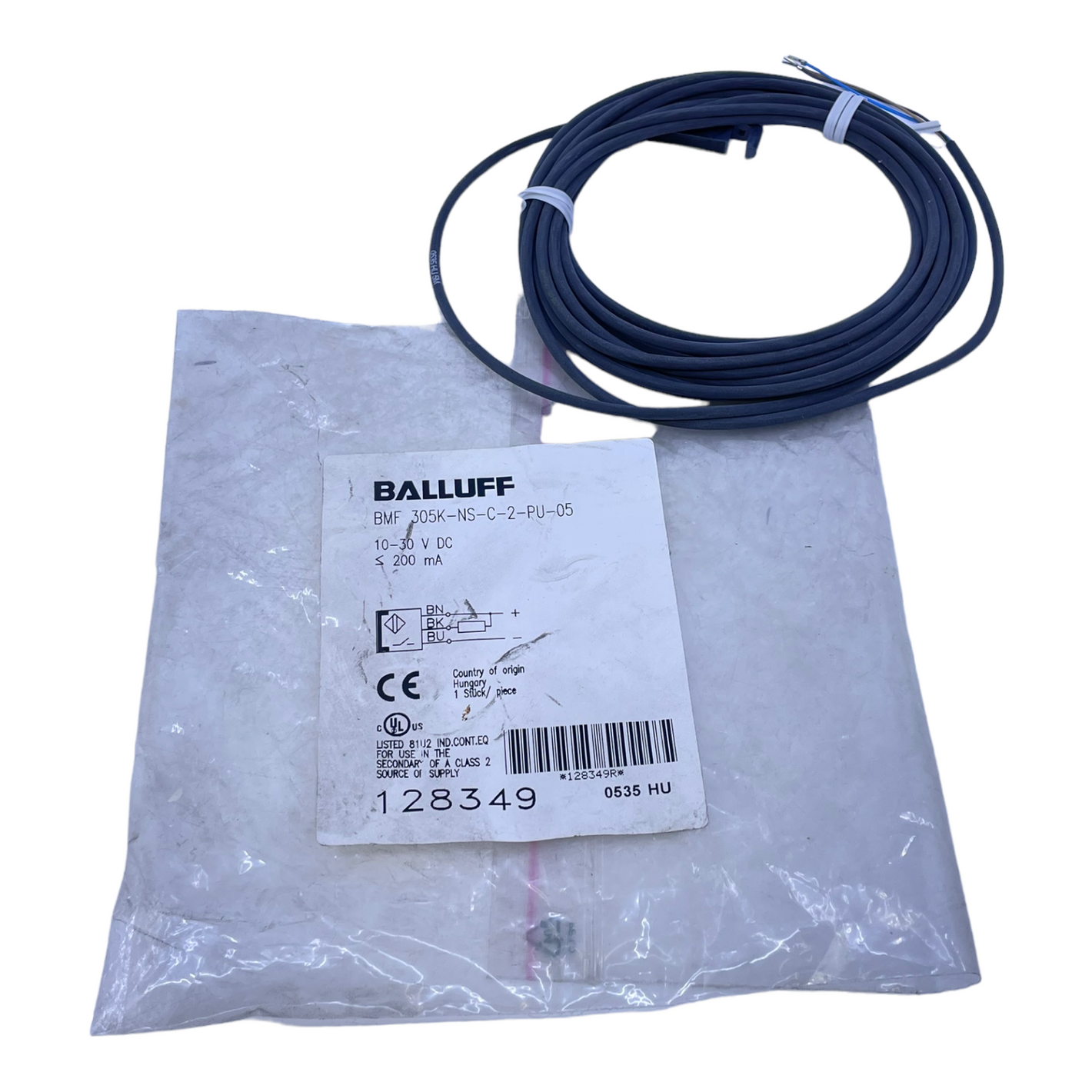 Balluff BMF 305K-NS-C-2-PU-05 magnetic field sensor 10…30V DC 200mA 