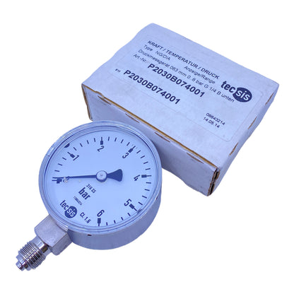 TECSIS P2030B074001 manometer 63mm 0-6bar G1/4B pressure gauge 