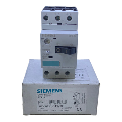 Siemens 3RV1011-1FA10 Leistungsschalter 3,5-5,0A 50/60 Hz