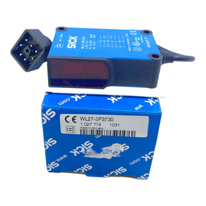 Sick WL27-3P3730 Kompakt-Lichtschranken 1027774 10…30V DC 1.000Hz 30mA 660nm