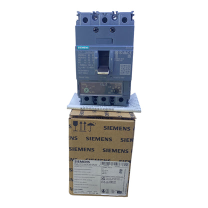 Siemens 3VA1112-5EF36-0AA0 Leistungsschalter 88-125A 690V AC 3polig Festeinbau