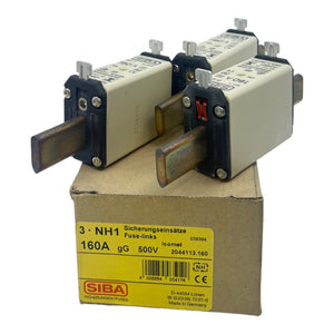 SIBA NH1 2044113.160 Sicherungseinsätze 160A 500V 120kA VE:3