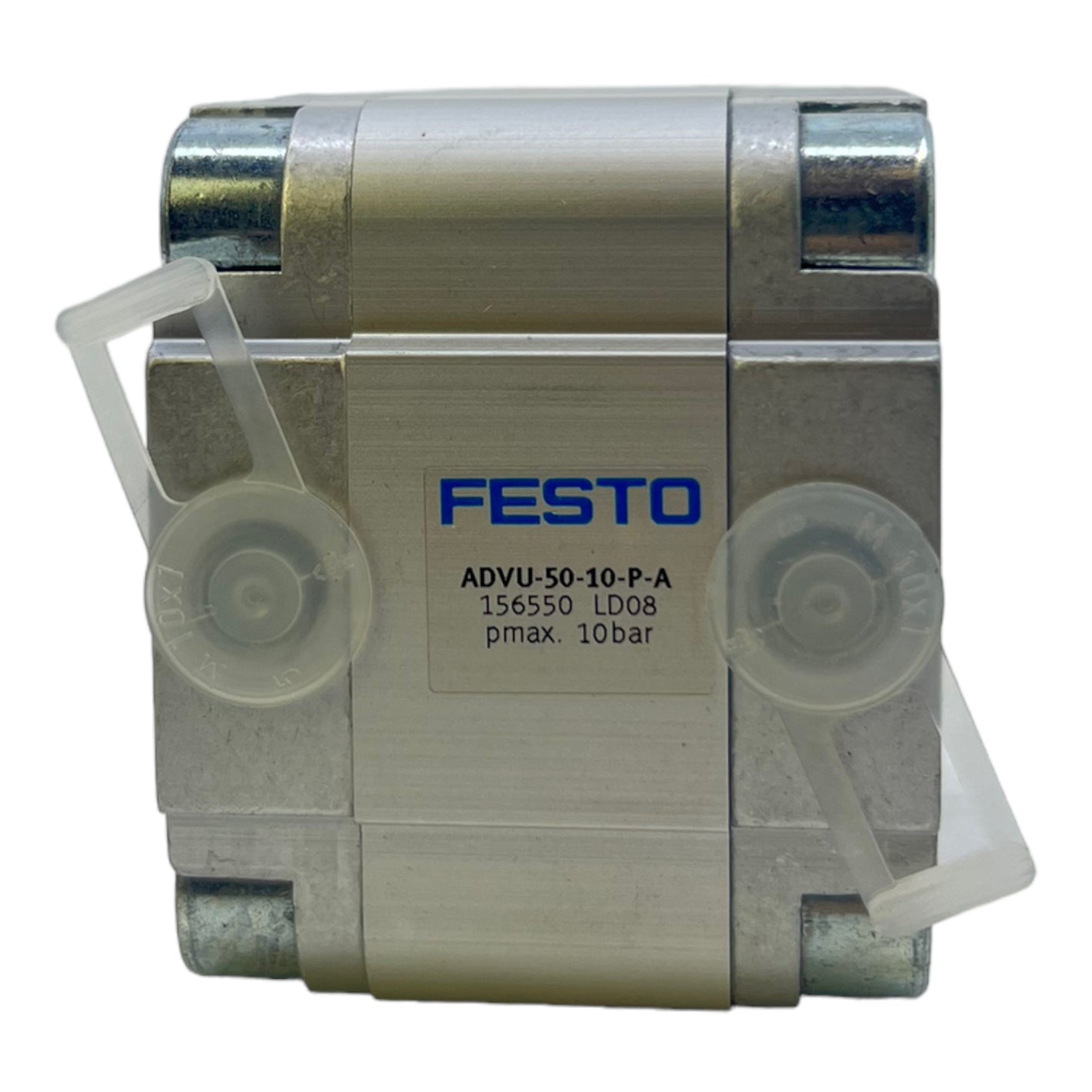 Festo ADVU-50-10-PA compact cylinder 156550 double-acting Ø50mm 0.8 to 10 bar 