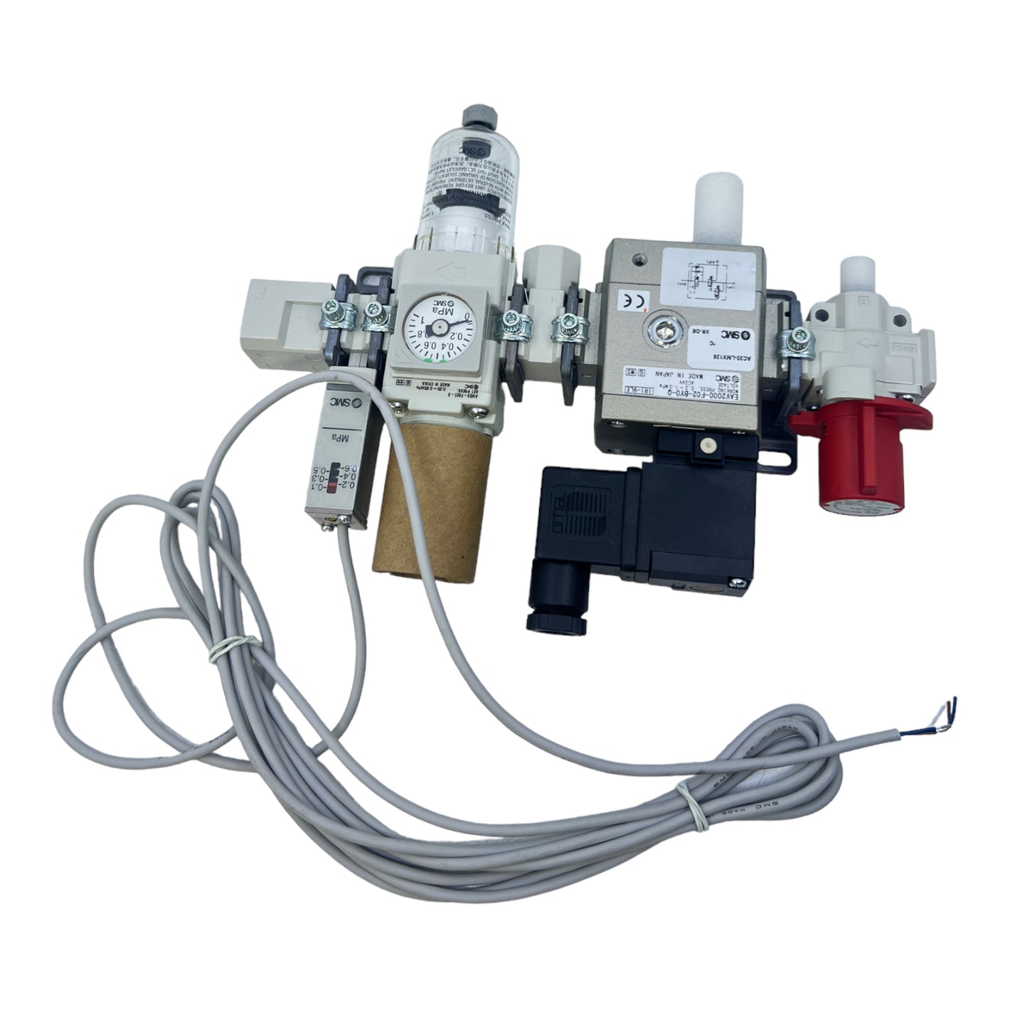 SMC EAV2000-F02-BY0-Q valve unit 0.2-1.0MPa 24V AC 0 to 60°C IS10M-20-6L-A 