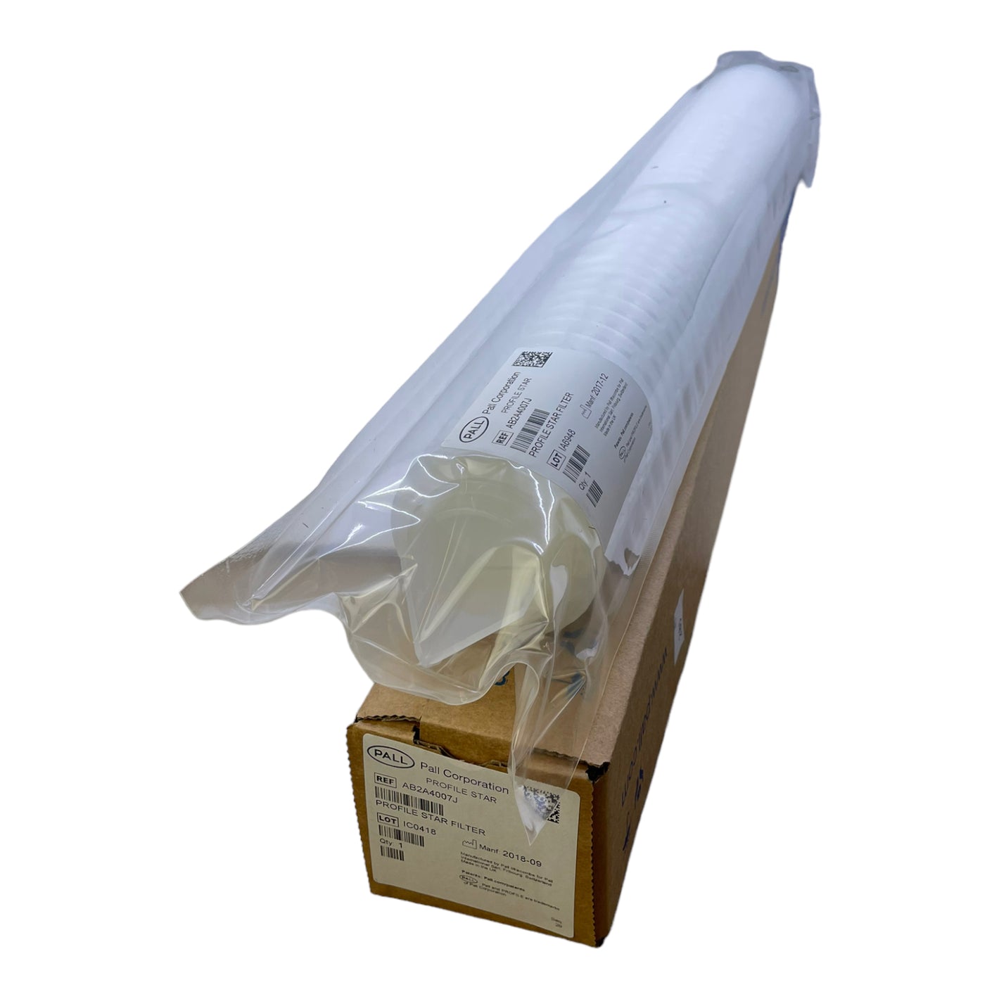 Pall Profile Star AB2A4007J Filter ID: 25 mm / A: 57 mm / Ø 70mm / L:570 mm