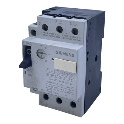 Siemens 3VU1300-0MF00 Motor protection switch 